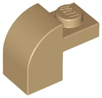 Brick Curved 1 x 2 x 1 1/3 with Curved Top