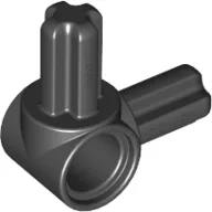 Technic Pin Connector Hub with 2 Perpendicular Axles / Black