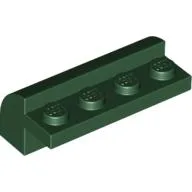 Brick Curved 2 x 4 x 1 1/3 / Dark Green