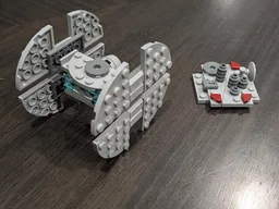 TIE Avenger and mini sienar testing facility