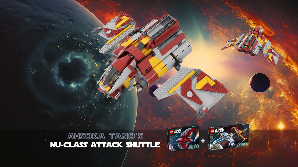 Lego Ahsoka Tano's Nu-Class Attack Shuttle - 75362 + 75364 alternative