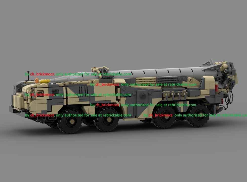 Lego Elbrus 9K72 (Scud B) Grey-tan