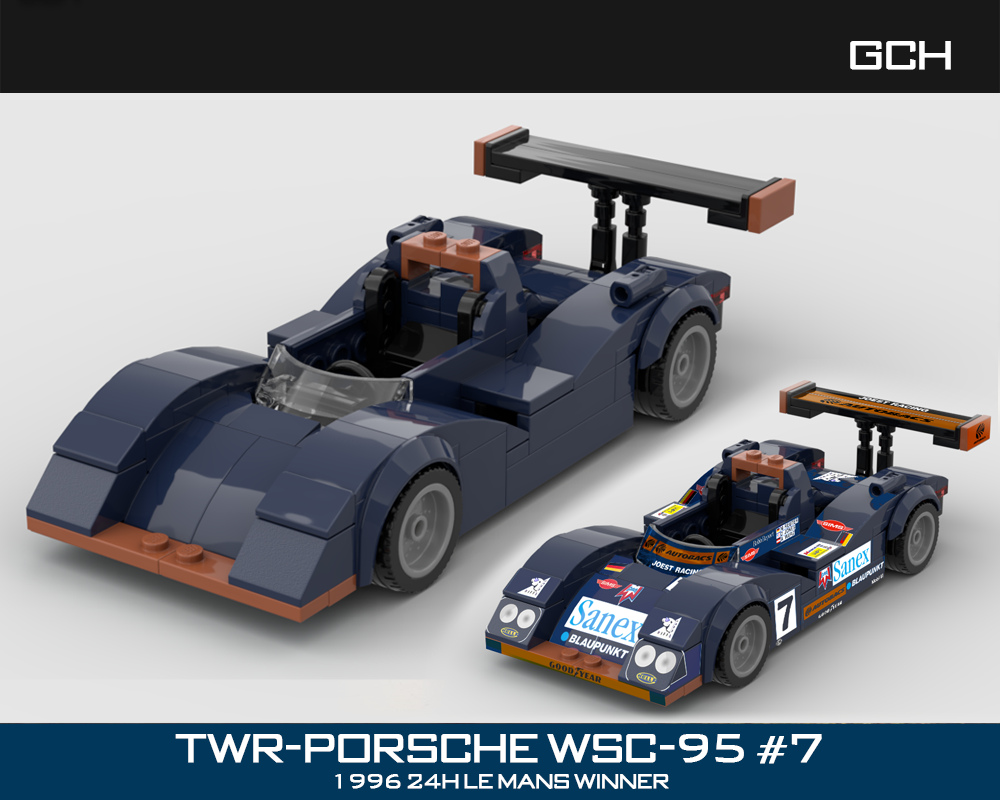 Lego TWR-Porsche WSC-95 #7 1996 24h Le Mans winner