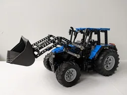 RC New Holland tractor with front loader