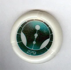 Large Figure Throwing Disc, Kanoka, Ga-Metru 279 Print