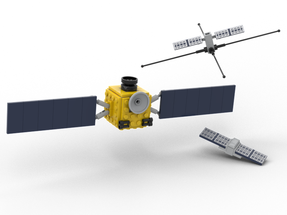 Lego (OLD) Hera Spacecraft and Cubesats