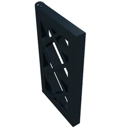 Window 1 x 2 x 3 Pane Latticed / Black