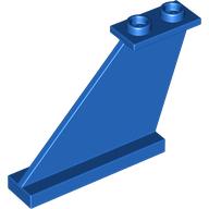 Lego Wing, Tail 4 x 1 x 3 / Blue
