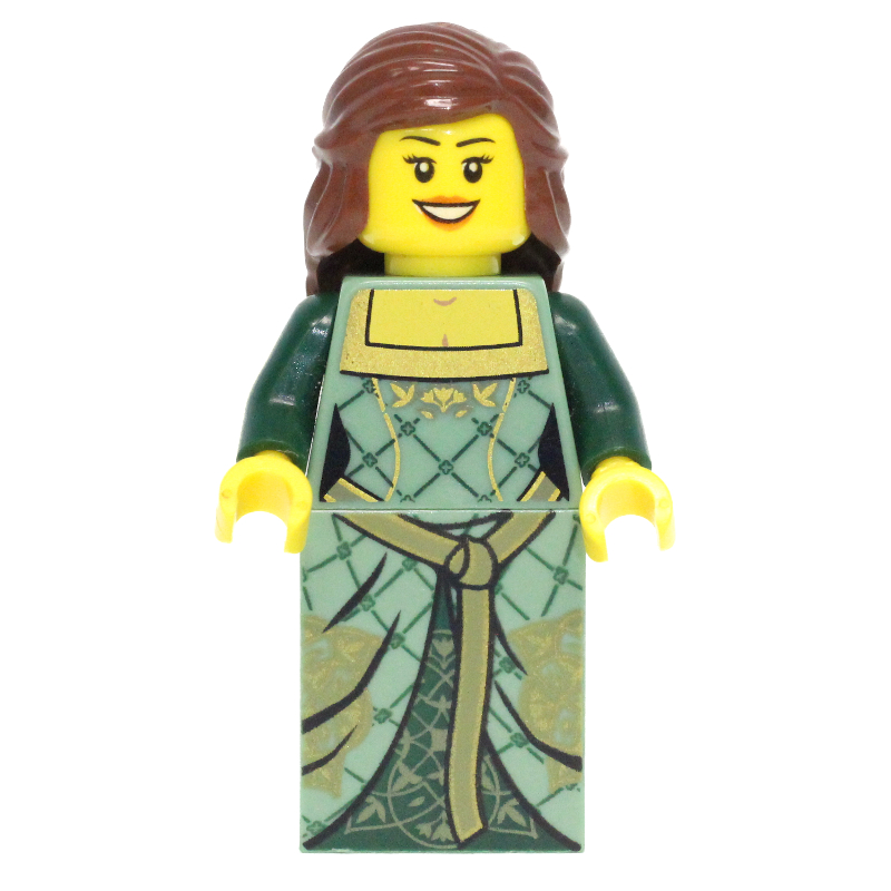 Lego Maiden (Kingdoms) - Reddish Brown Hair