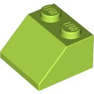 Brick Sloped 45° 2 x 2 / Lime