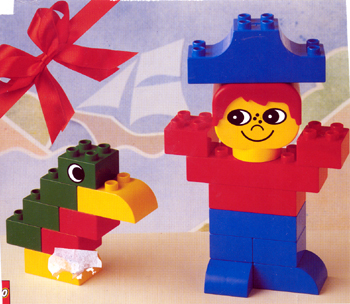 Lego Sailor and Parrot
