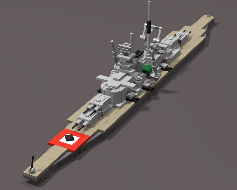 Lego 1:560 scale KMS Bismarck