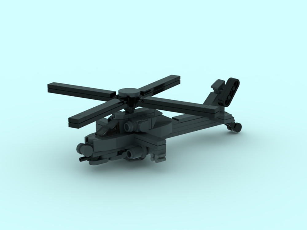 Lego AH-64 Apache attack helicopter