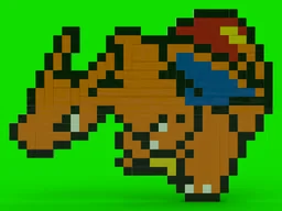 Pixel Art Charizard