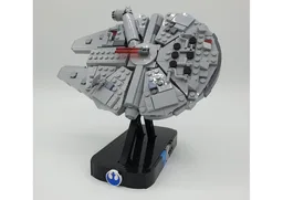 Mini-Scale Millennium-Falcon with Display Stand