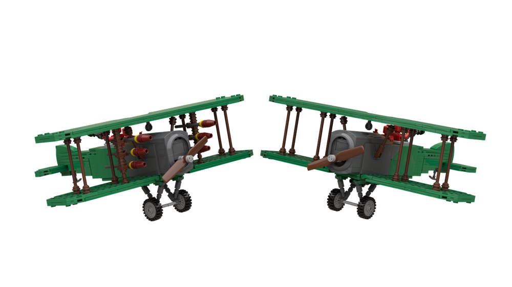 Lego Attack Biplane From Airship Assault (Grenland)