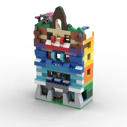 10696 SKYSCRAPER with elevator