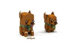 Scooby-Doo and Scrappy-Doo Brickheadz