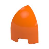 Lego Brick Round Curved 1 x 1 x 1 1/3 Quarter Dome / Orange