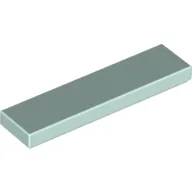 Tile 1 x 4 with Groove / Light Aqua