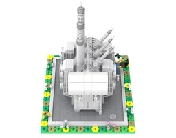 High Voltage Electrical Substation: Power Transformer