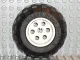 Wheel 36.8mm D. x 26mm VR with Axle Hole with Black Tire 56 x 30 R Balloon (6595 / 32180) / White