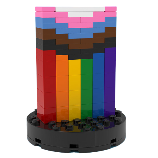 Lego Progress Flag