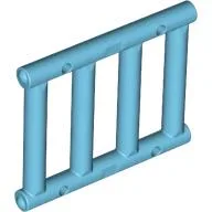 Bar 1 x 4 x 3 [End Tabs] / Medium Azure