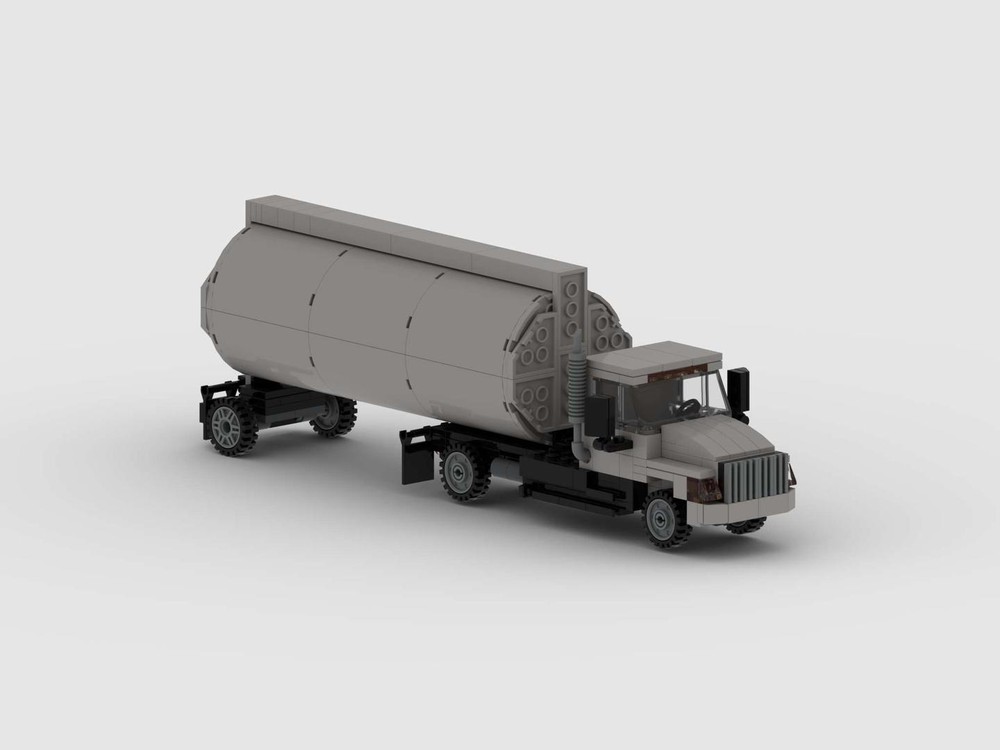 Lego Freightliner Cascadia oil tanker