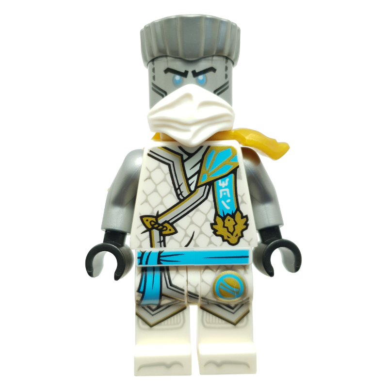Lego Zane, White Robes and Bandana, Shoulder Armor