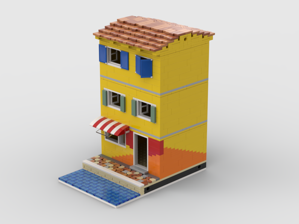 Lego Burano Island Canal Building 1
