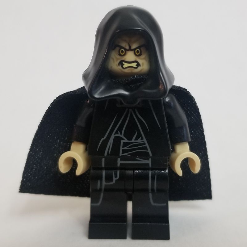Lego Emperor Palpatine, Tan Skin (19888 Cape)