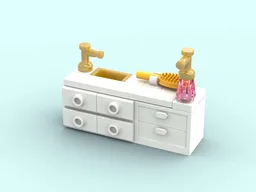 Furnished bathroom