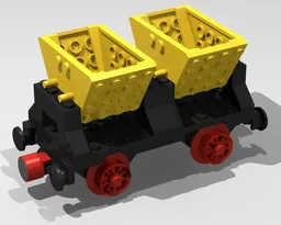 Freight Train Double Tipper Wagon