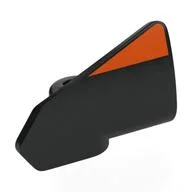 Technic Panel Fairing #8 3L Very Small Smooth, Side B with Orange Stripe Print