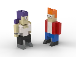 Leela & Fry - Futurama - Season 7 Episode 1 "Rebirth"