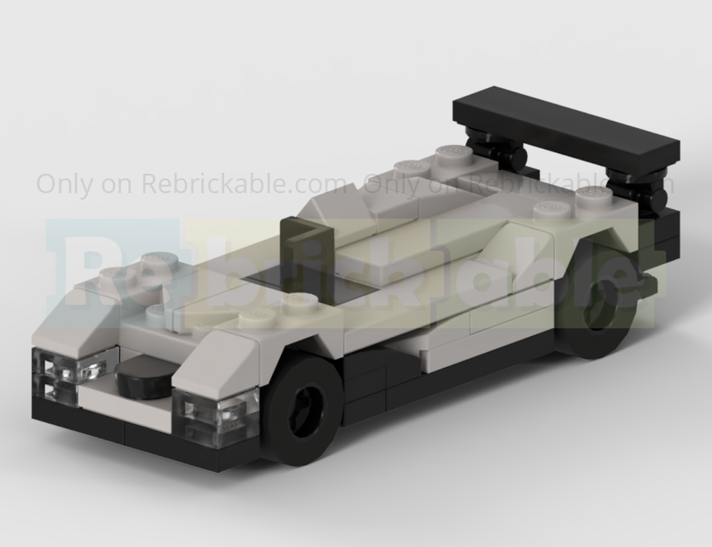 Lego BMW V12 LMR Racing Car - Half Speed Champions Scale