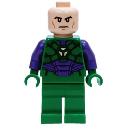 Lex Luthor in Green and Dark Purple Armor