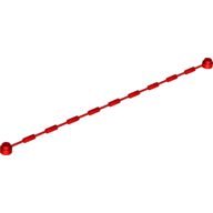 Lego String with End Studs and Minifig Grips 21L / Red