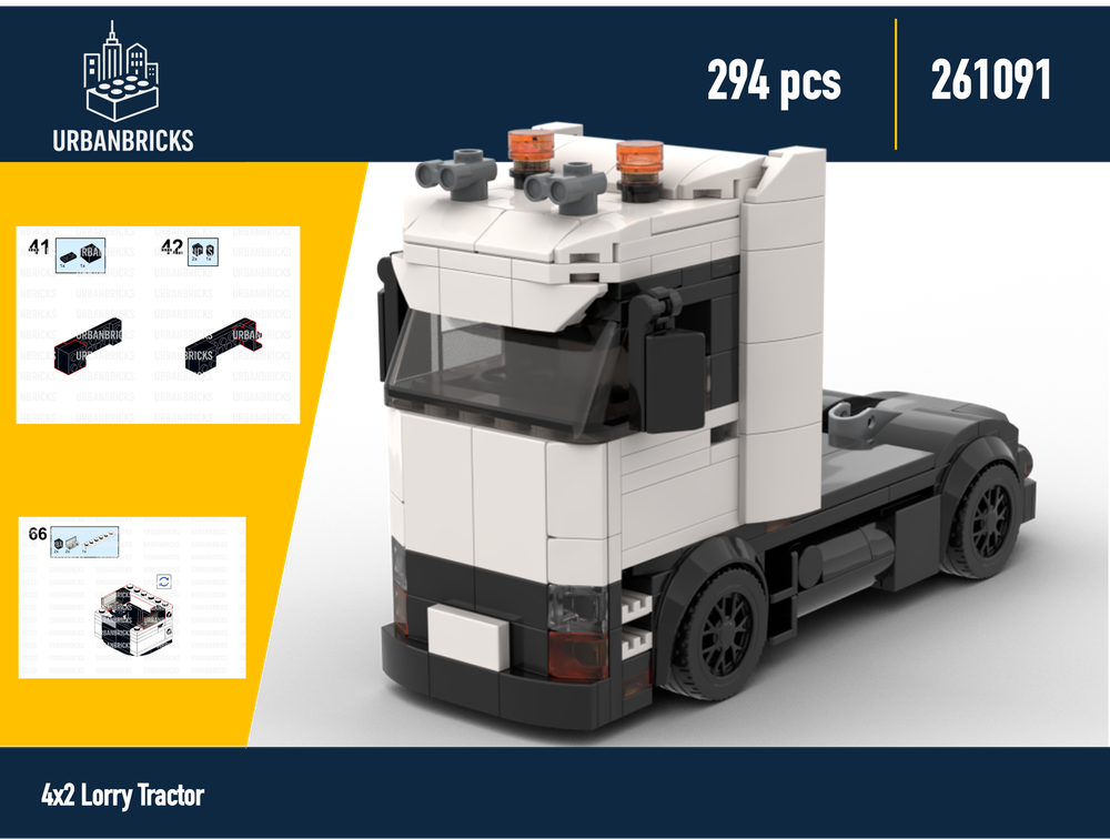 Lego 4x2 Lorry Tractor