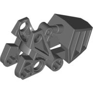 Lego Large Figure Foot, with Ball Joint Socket with Flat Top 3 x 6 x 2 1/3 / Dark Bluish Gray