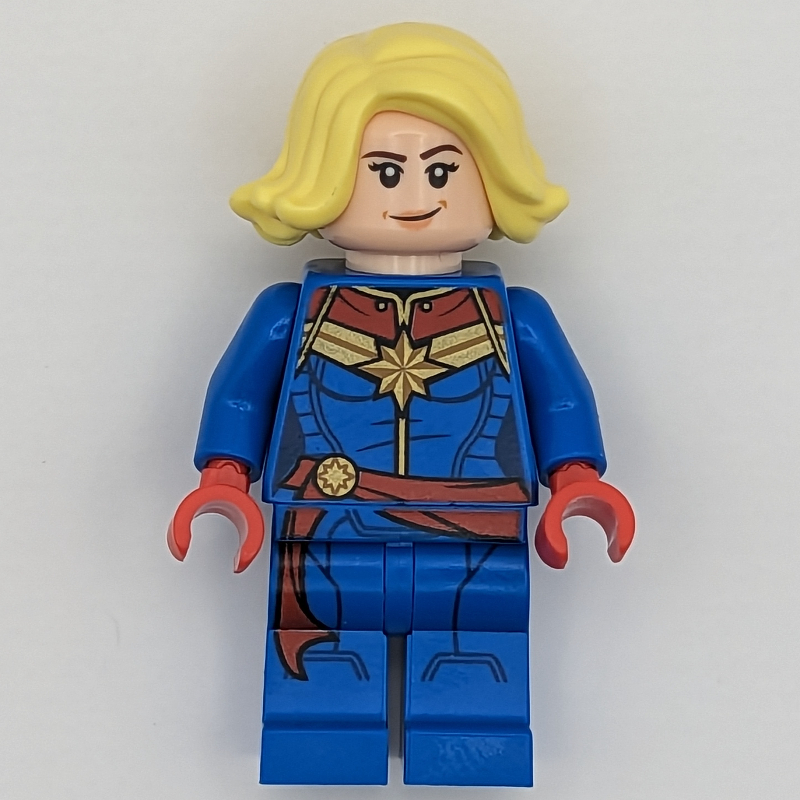 Lego Captain Marvel, Bright Light Yellow Hair