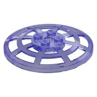 Dish 6 x 6 Inverted, Radar / Webbed [Anti-studs at 90°] / Trans-Purple