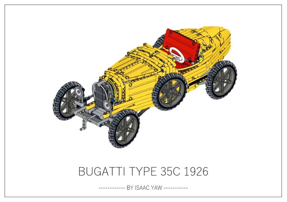 Lego Bugatti Type35-C 1:8