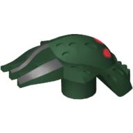 Lego Minifig Head Special, Barraki Ehlek / Dark Green