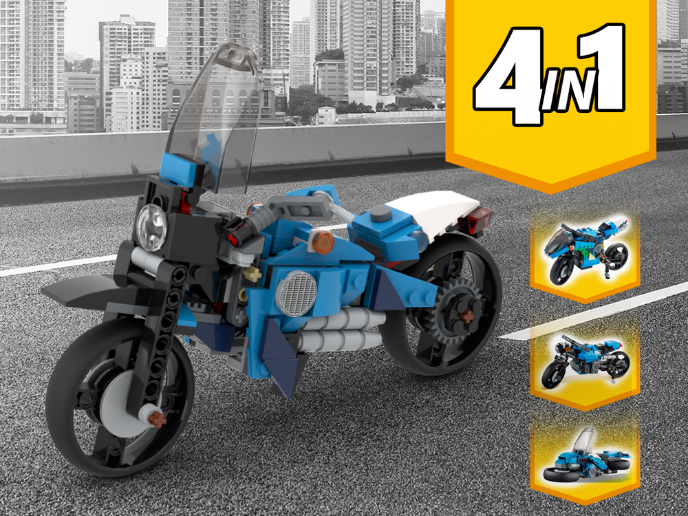 Lego 31114 Bike #2 Alternative Build