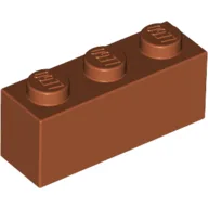 Brick 1 x 3 / Dark Orange