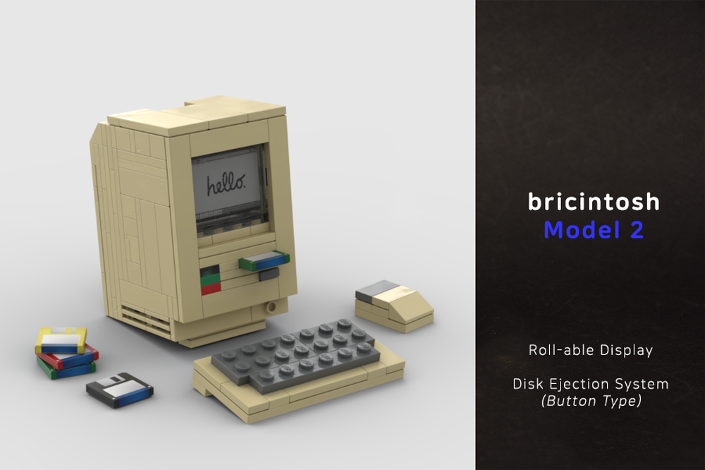 Lego LETRO computer Bricintosh, Model 2