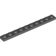 Plate 1 x 10 / Dark Bluish Gray