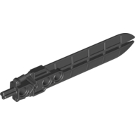Lego Large Figure Weapon Sword, Hydraulics and 3 Holes / Black